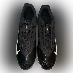 Nike Black and White Vapor Ultra-fly Keystone Baseball Cleats Size 9